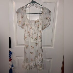 Altar'd State White Floral Dress